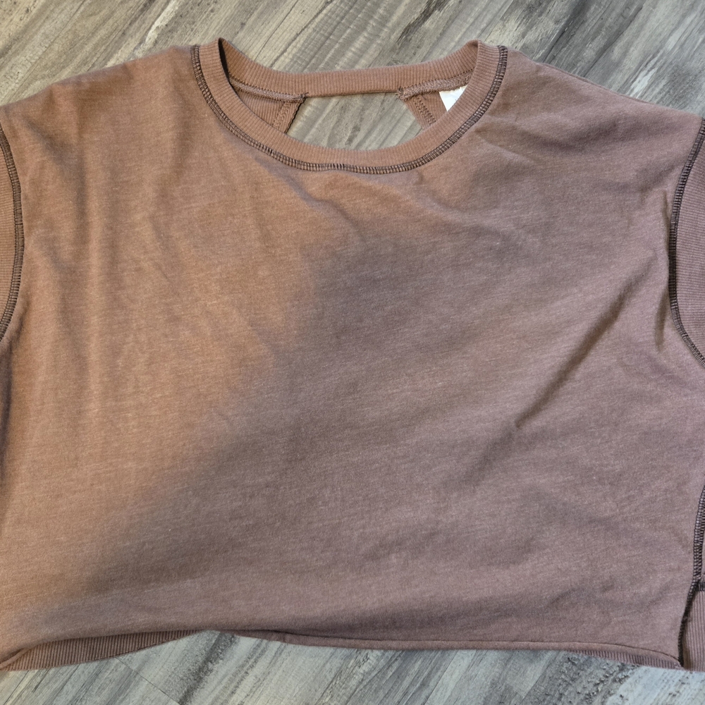 SO Women's Brown Muscle Tee
